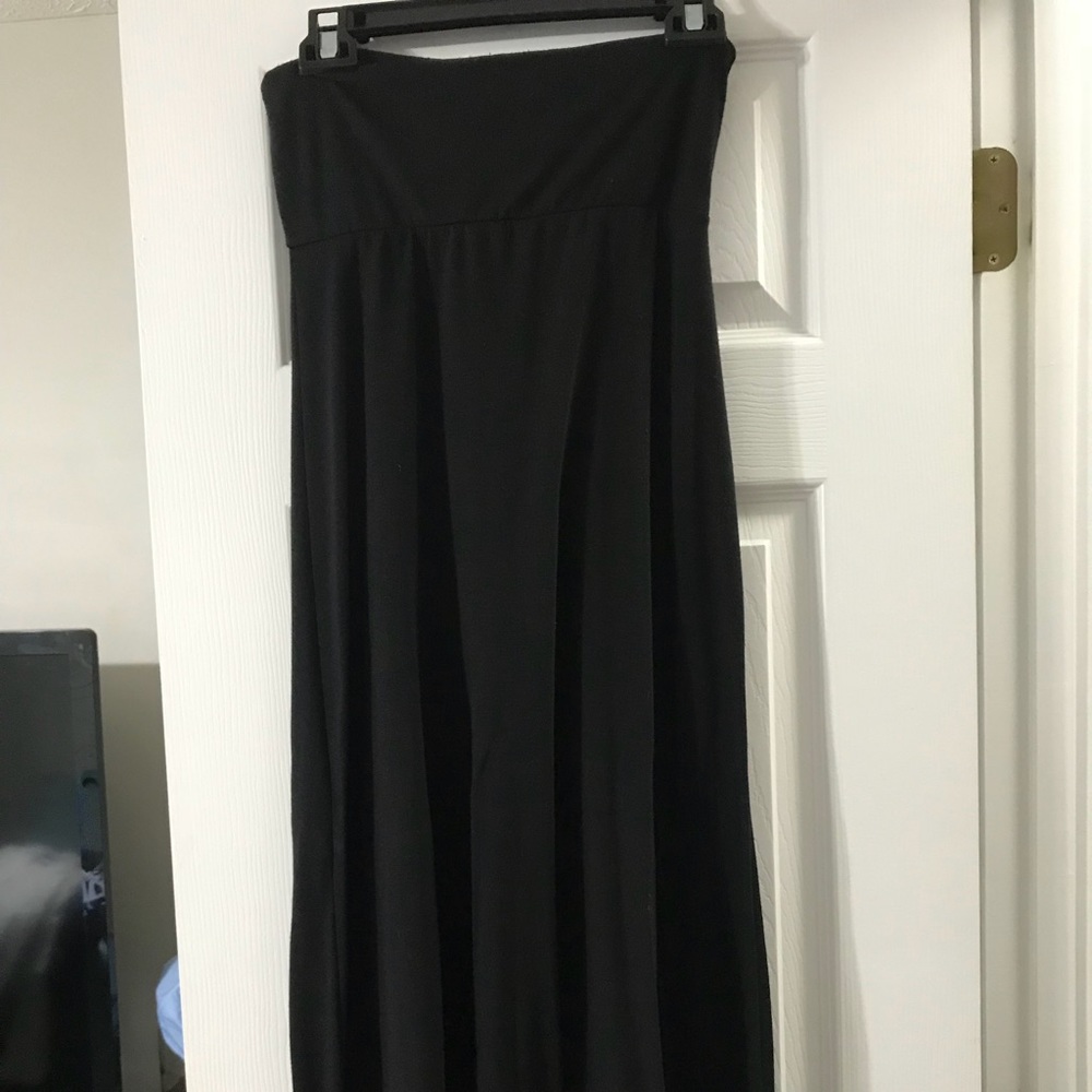 Black maxi skirt